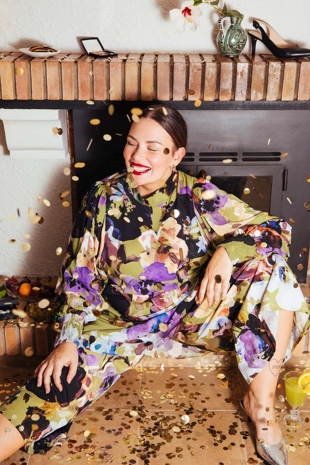 Puff Blouse Olive Anemone