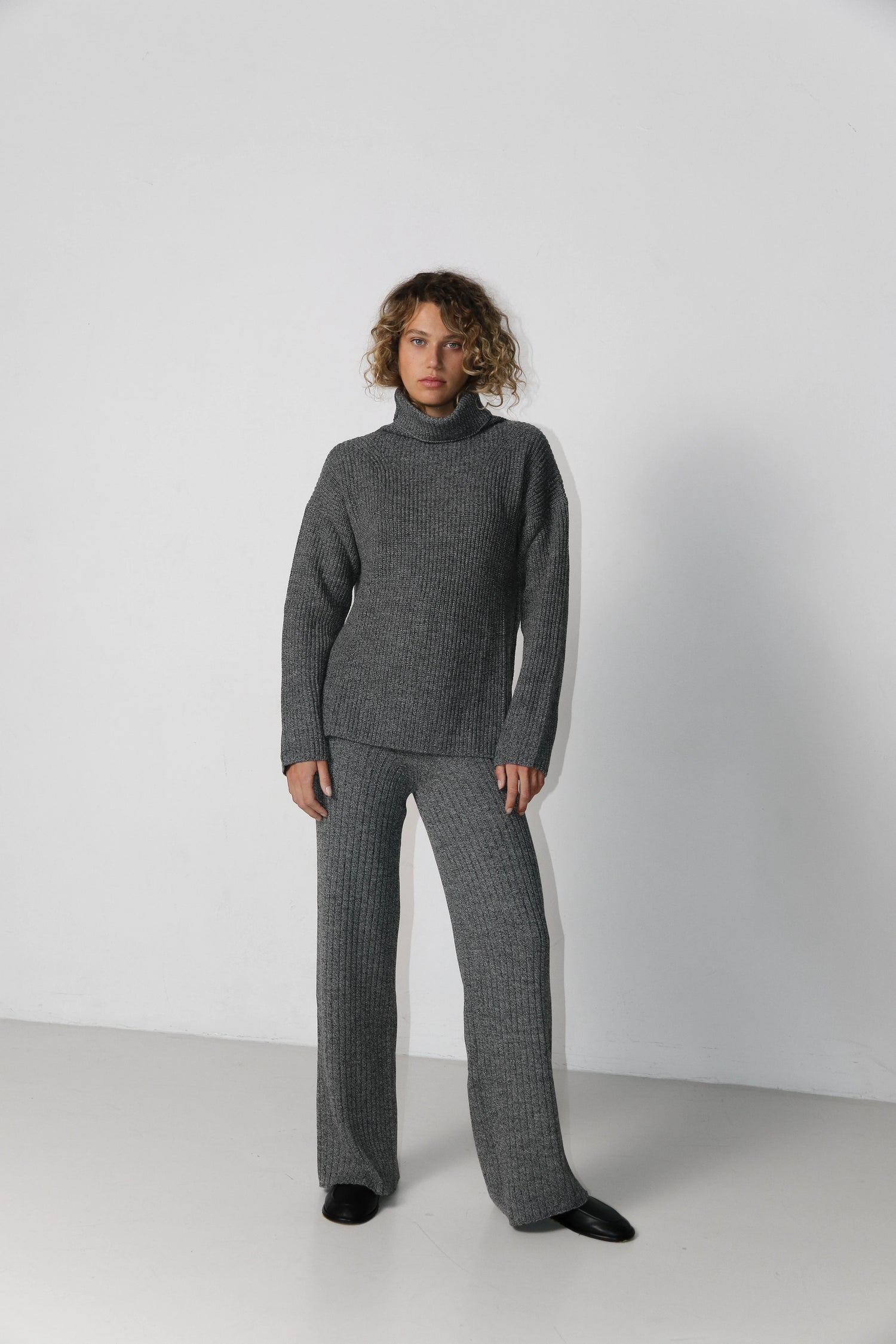 Rhea Merino Housut Musta & Valkoinen