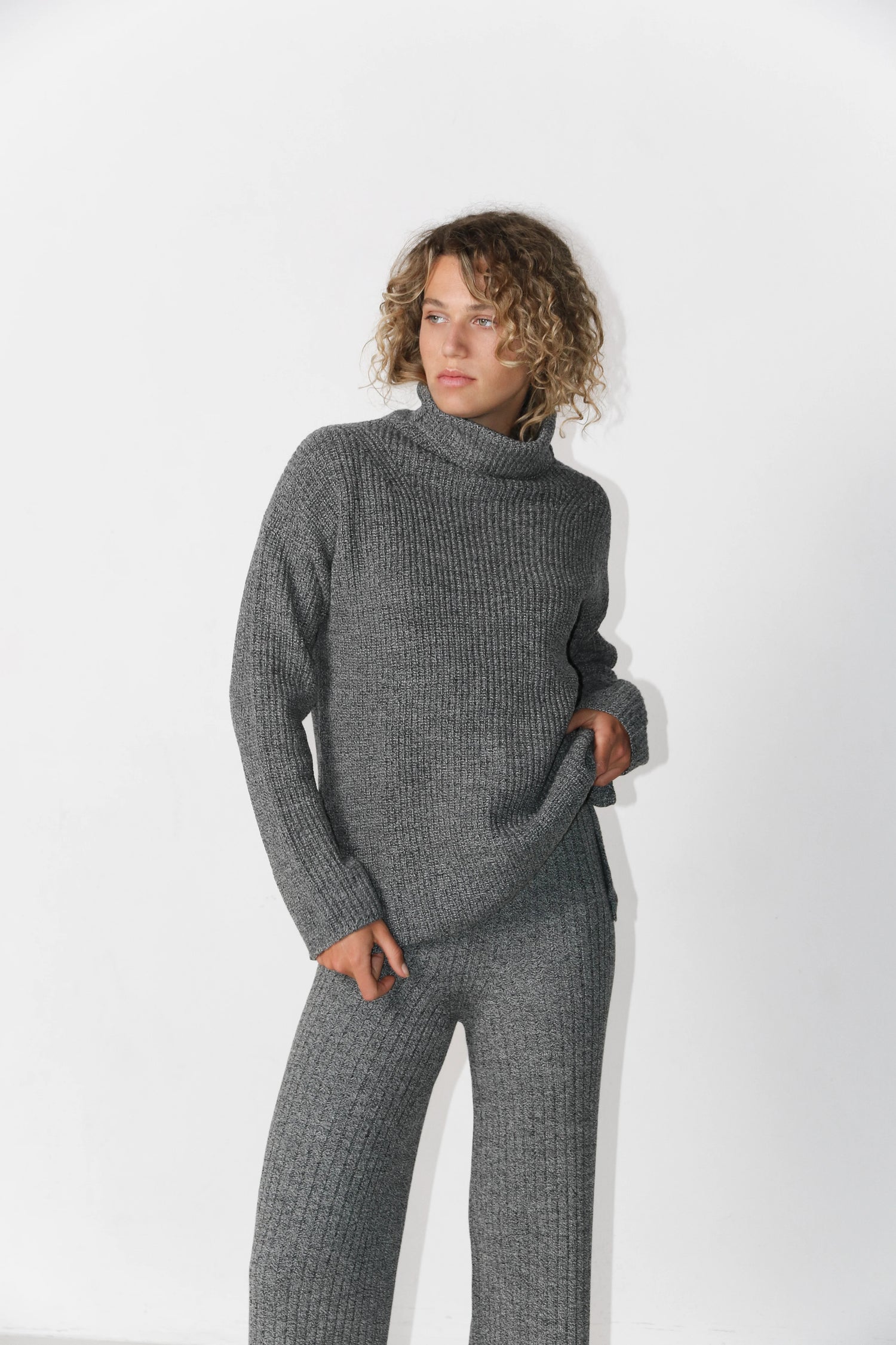 Rhea Merino Housut Musta & Valkoinen
