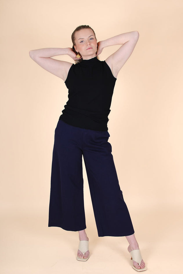 Rib Top Black