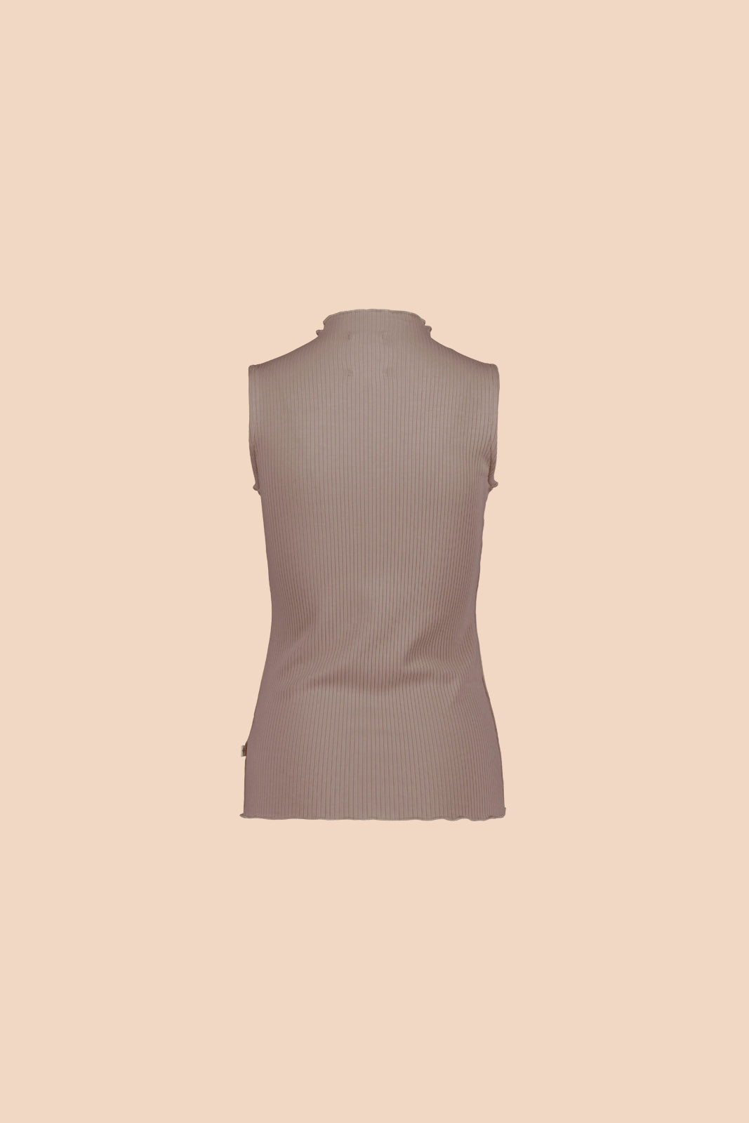 Rib Top Taupe