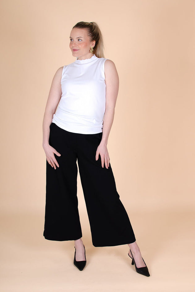 Rib Top White