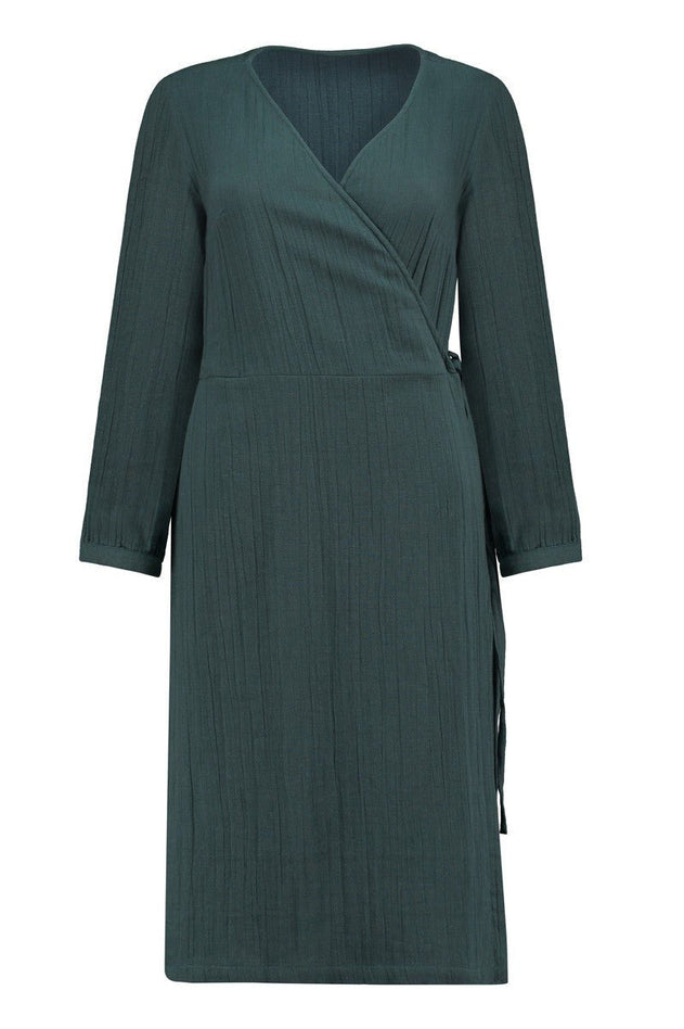 Susana Crossover Dress in Blue