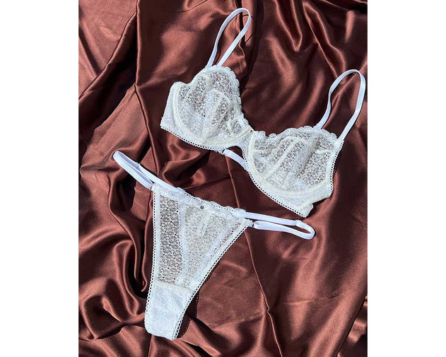Saga Underwire Bra White