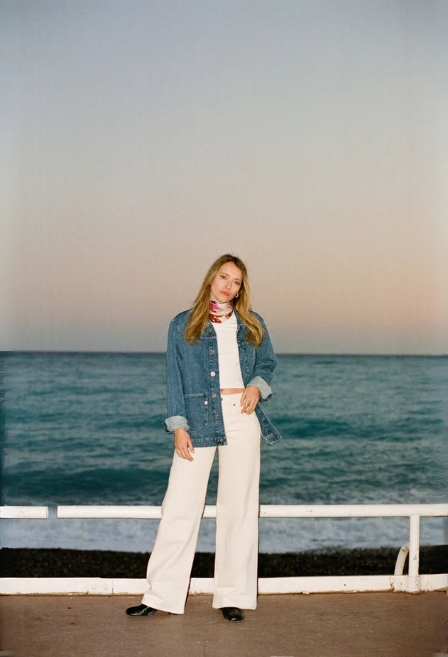 Sara High Loose Jeans Natural