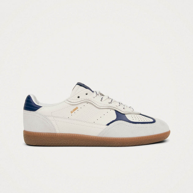 Tb.490 Rife Leather Sneakers Grain White Navy
