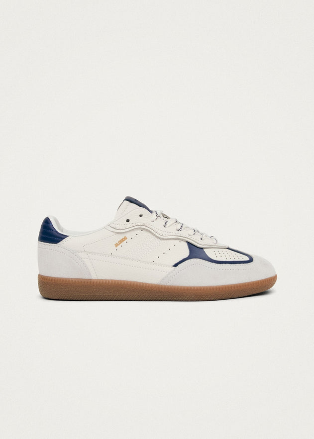 Tb.490 Rife Leather Sneakers Grain White Navy
