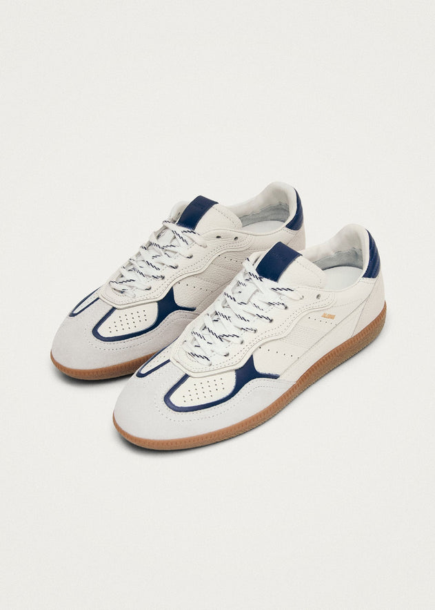 Tb.490 Rife Leather Sneakers Grain White Navy