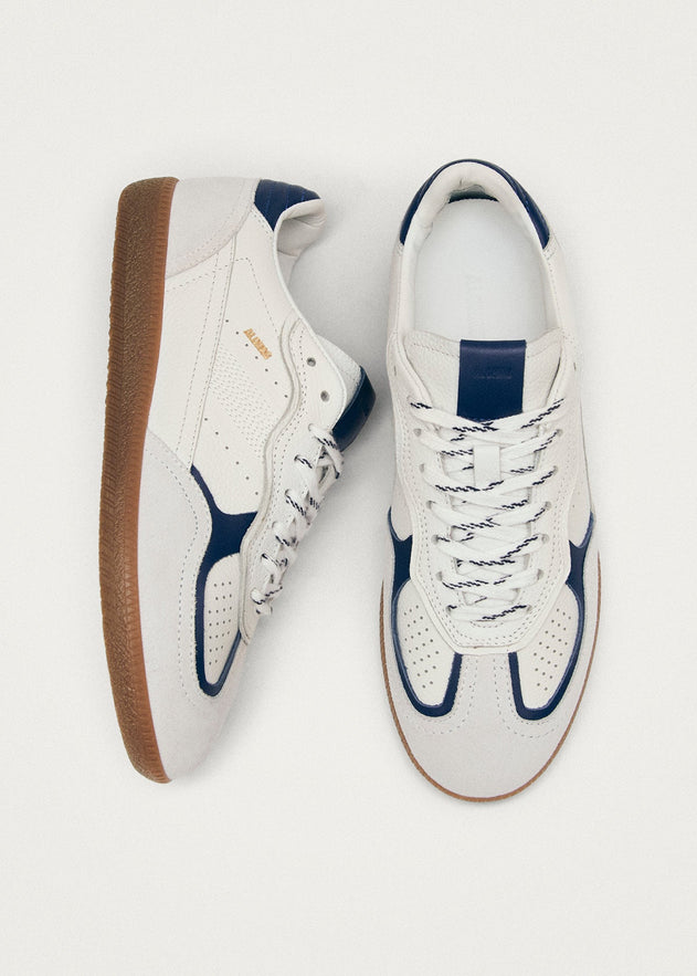Tb.490 Rife Leather Sneakers Grain White Navy