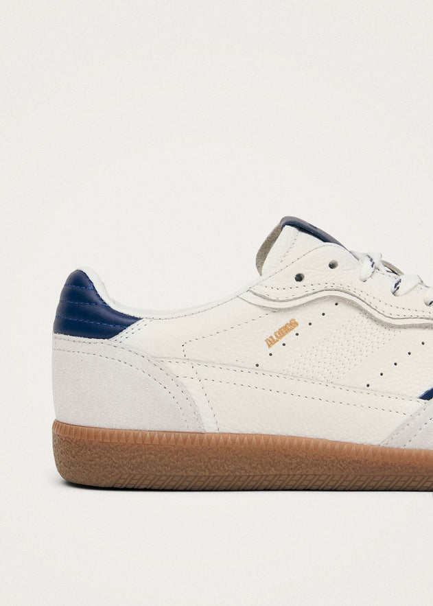 Tb.490 Rife Leather Sneakers Grain White Navy