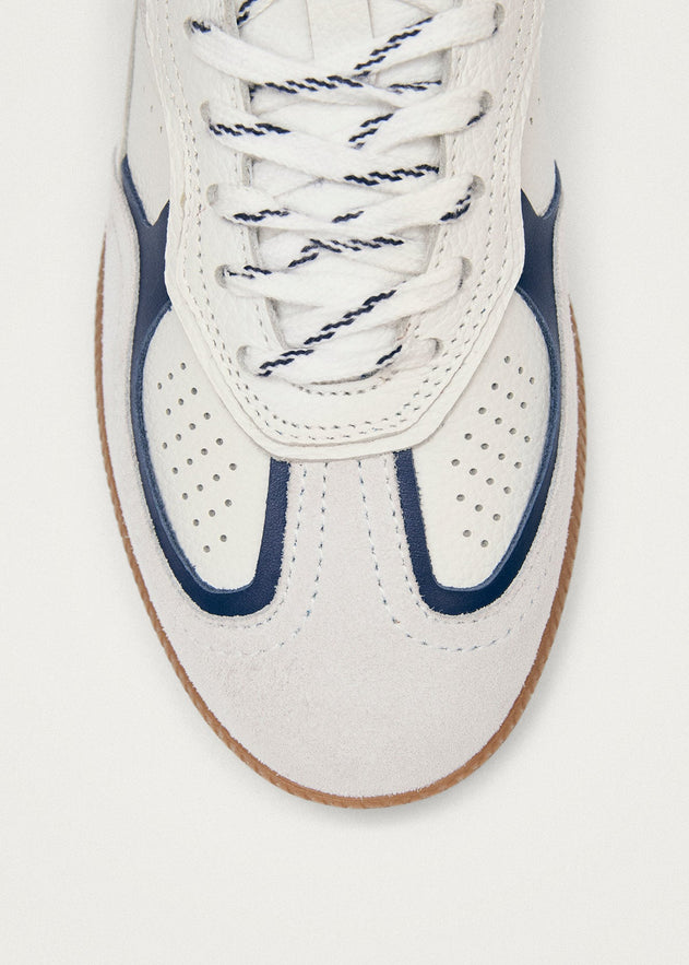 Tb.490 Rife Leather Sneakers Grain White Navy
