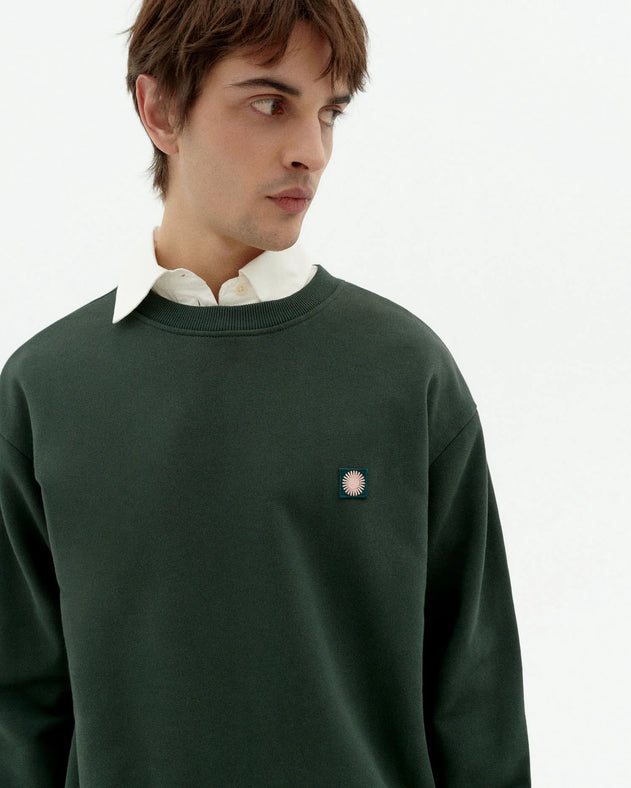Leon Sun Contrast Sweatshirt Green