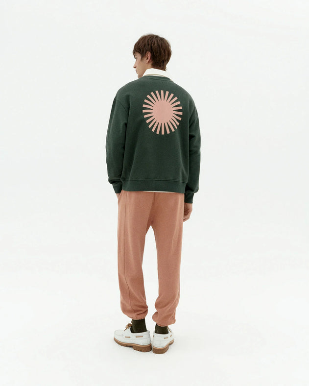 Leon Sun Contrast Sweatshirt Green