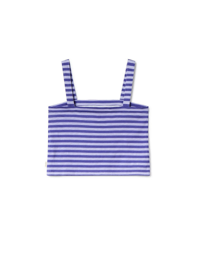 Torsa Top Purple Stripes