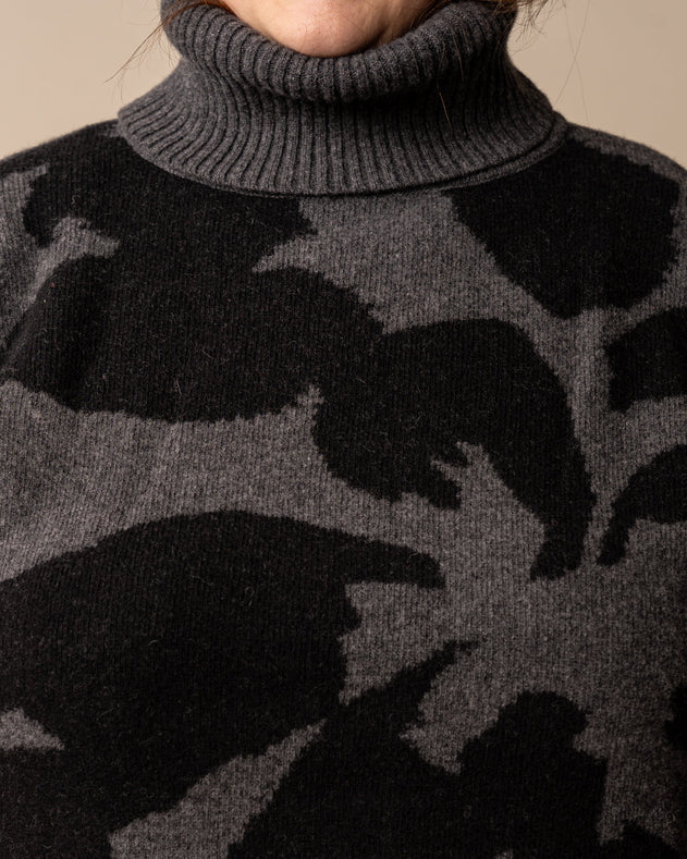 Utu Turtleneck Knit Dark Grey
