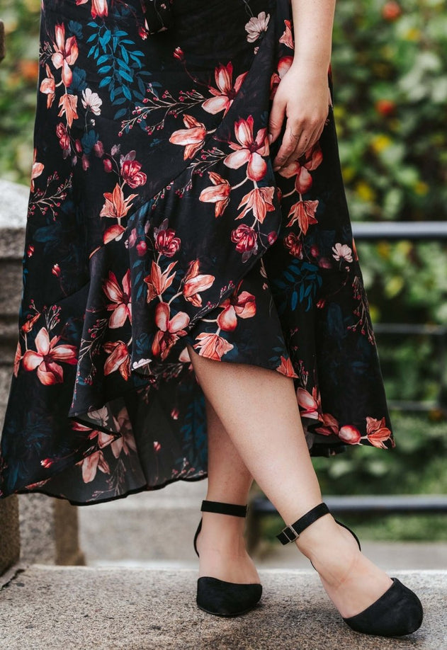 Annika Dress Versailles Blue - IVALO.COM