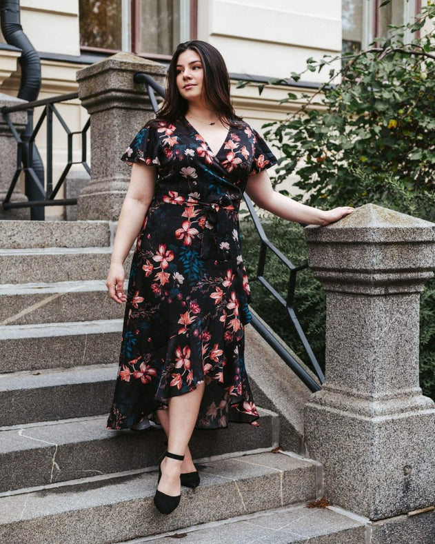 Annika Dress Versailles Blue - IVALO.COM