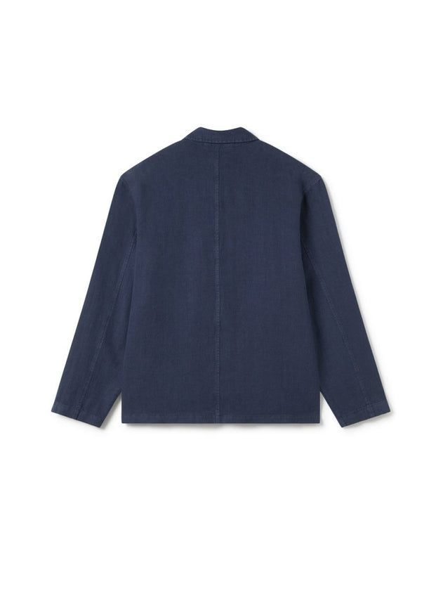 Walpole Overshirt Navy Blue - IVALO.COM
