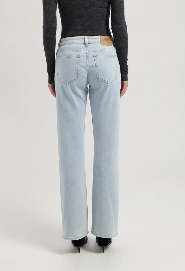 Carry Mid Straight Jeans Light Stone