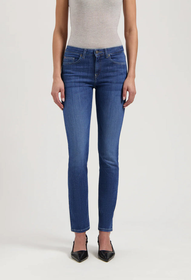 Faye Low Slim Jeans Stone Indigo