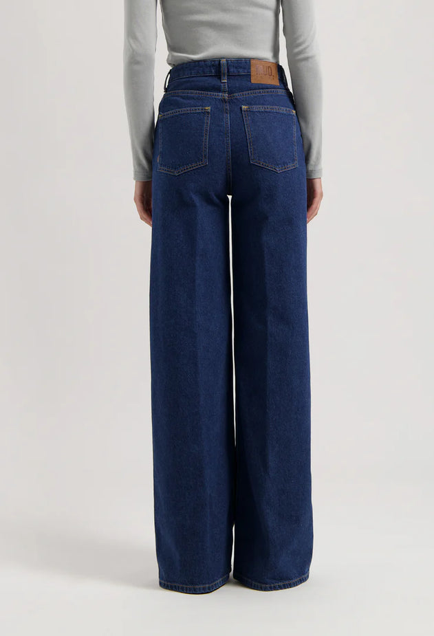 Sara High Loose Jeans Stone Indigo