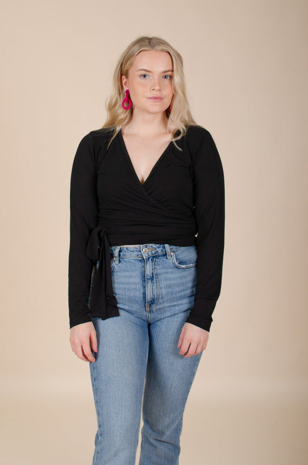 Wrap Top Black