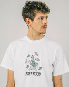 Fast Food T-Paita Valkoinen