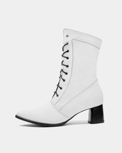 High Boots Cactus Leather Boots White