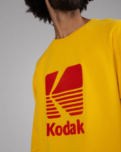 Kodak Logo Collegepaita Keltainen