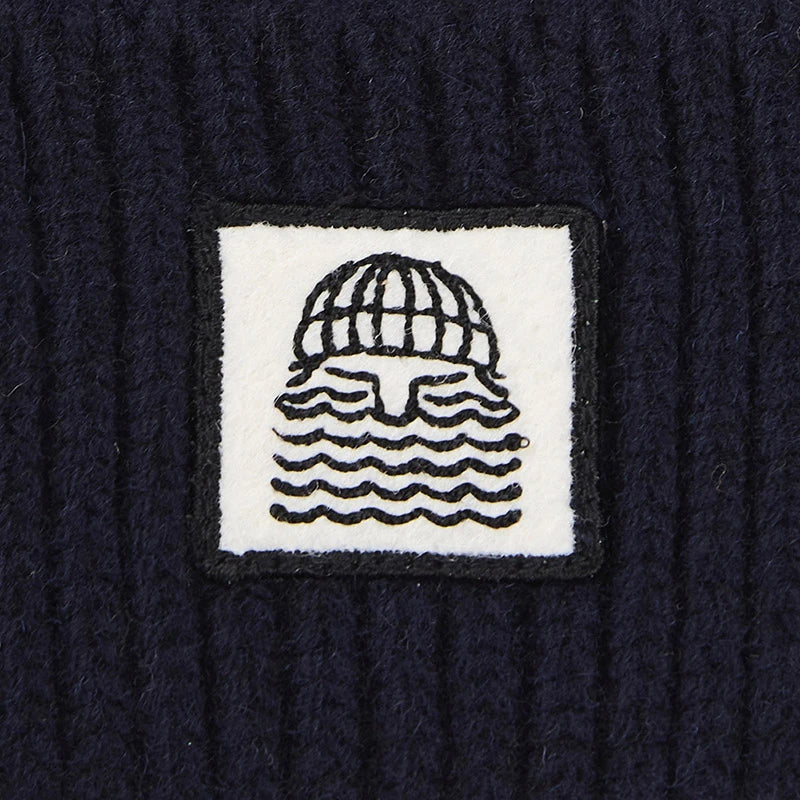 Navy To The Sea Beanie Tummansininen