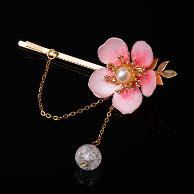 Sakura Crystal Hair Pin