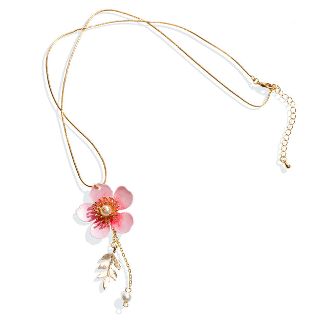 Sakura Spring Drop Necklace