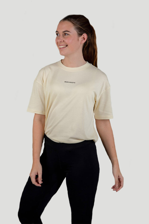 Unisex Beechwood Lifestyle T-paita valkoinen hiekka