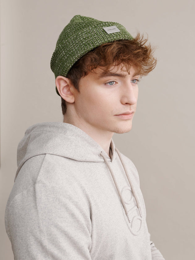 Hanki Beanie Vihreä Meleerattu