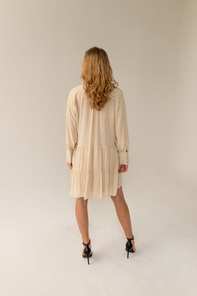 Anais Silkkimekko Beige