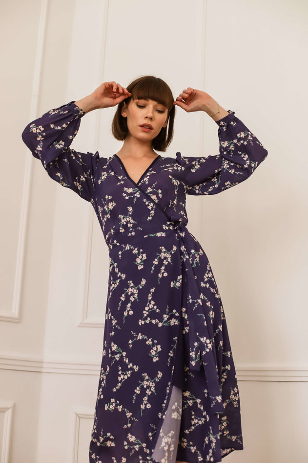 Enteliér Silkkimekko Cherry Blossom Violetti