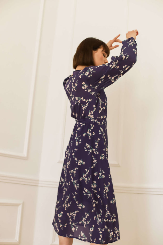 Enteliér Silkkimekko Cherry Blossom Violetti