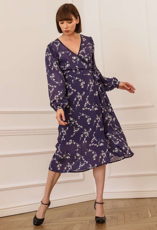 Enteliér Silkkimekko Cherry Blossom Violetti