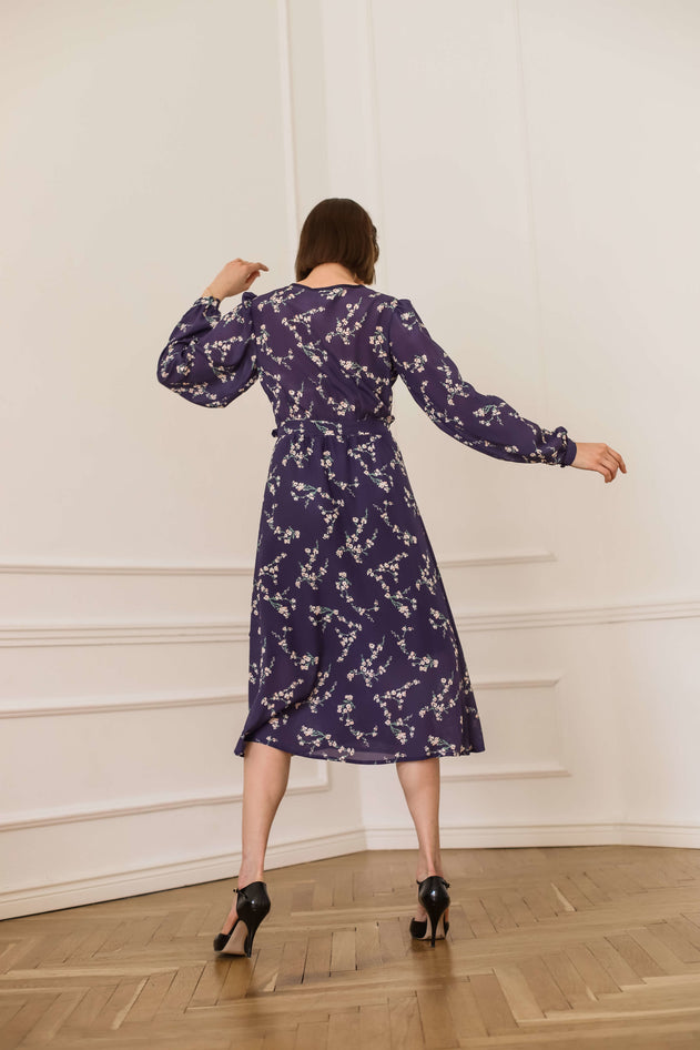 Enteliér Silkkimekko Cherry Blossom Violetti