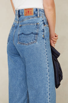 Elisabeth Cropped Jeans Clean Holo Mid Vintage