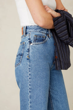 Elisabeth Cropped Jeans Clean Holo Mid Vintage