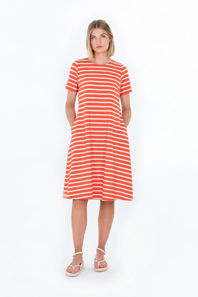 Maininki Dress Orange Striped