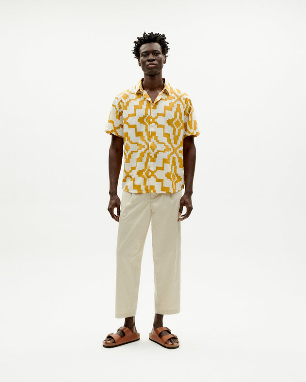 Men's Tom Shirt Illusion Microchip Yellow