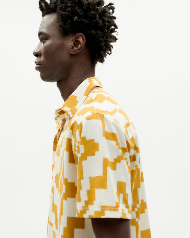 Men's Tom Shirt Illusion Microchip Yellow