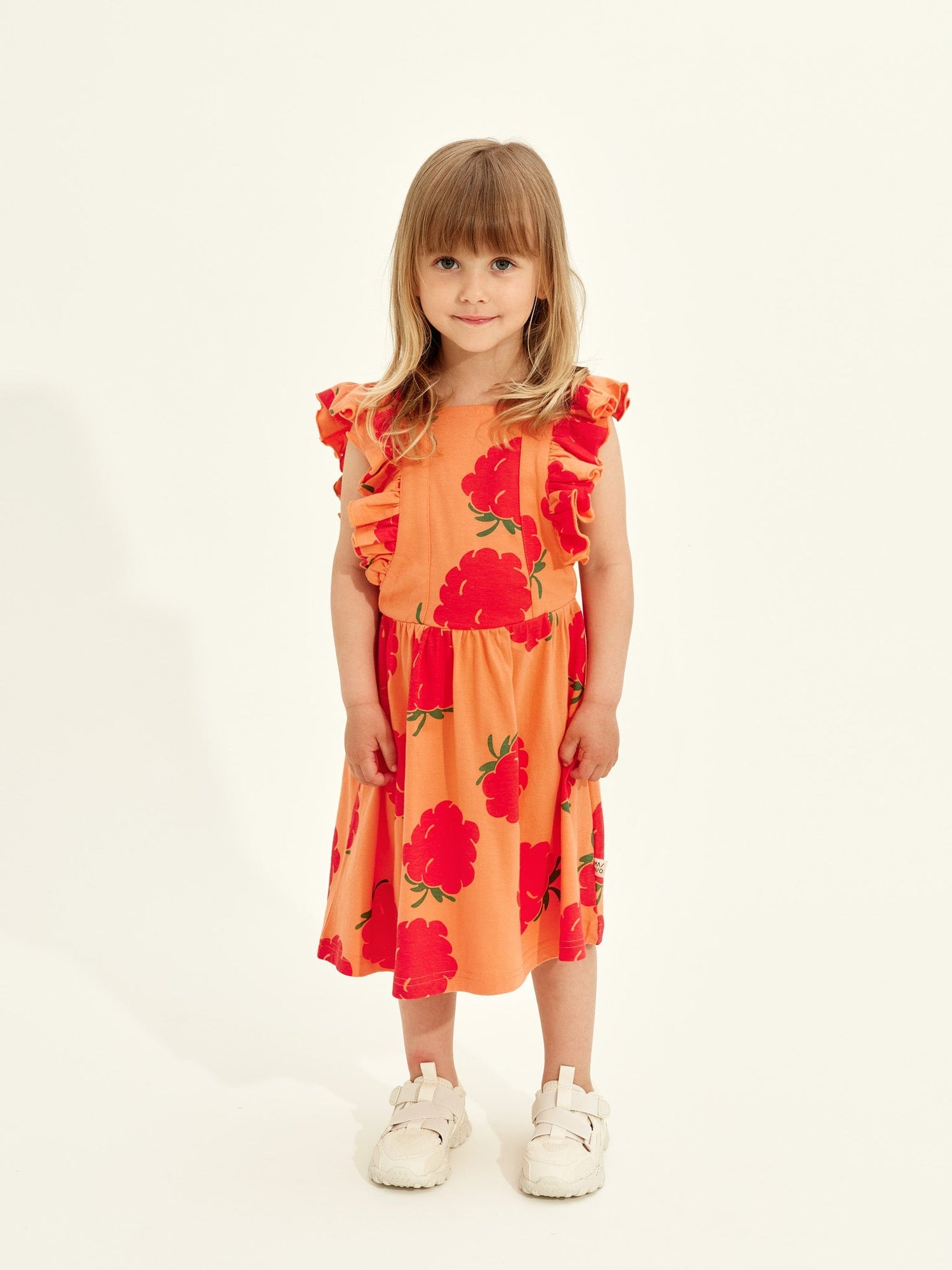Lasten Vadelma Pinafore Mekko