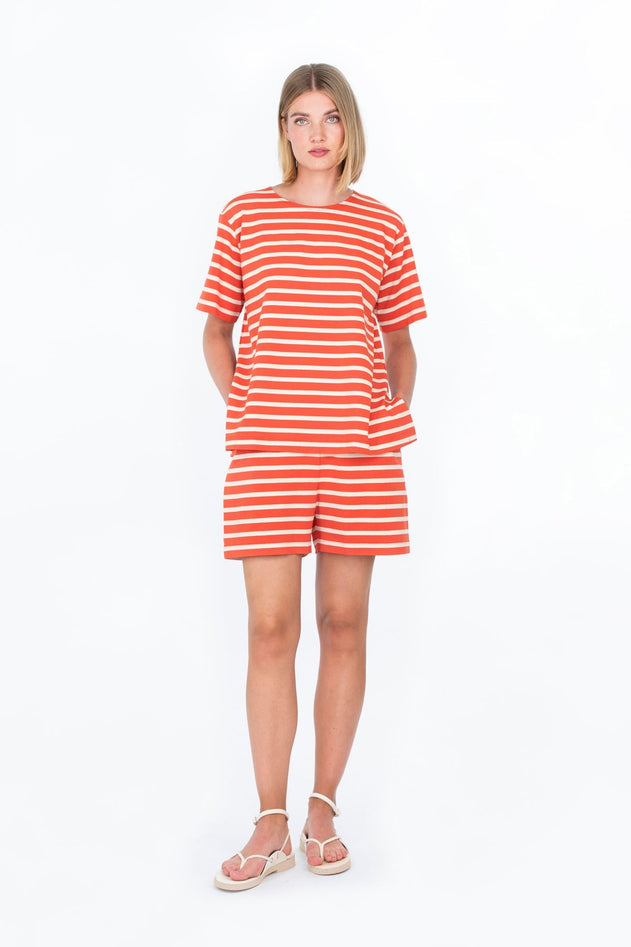 Ranta T-Shirt Orange Striped