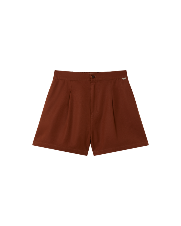 Narciso Hemp Shorts Brown