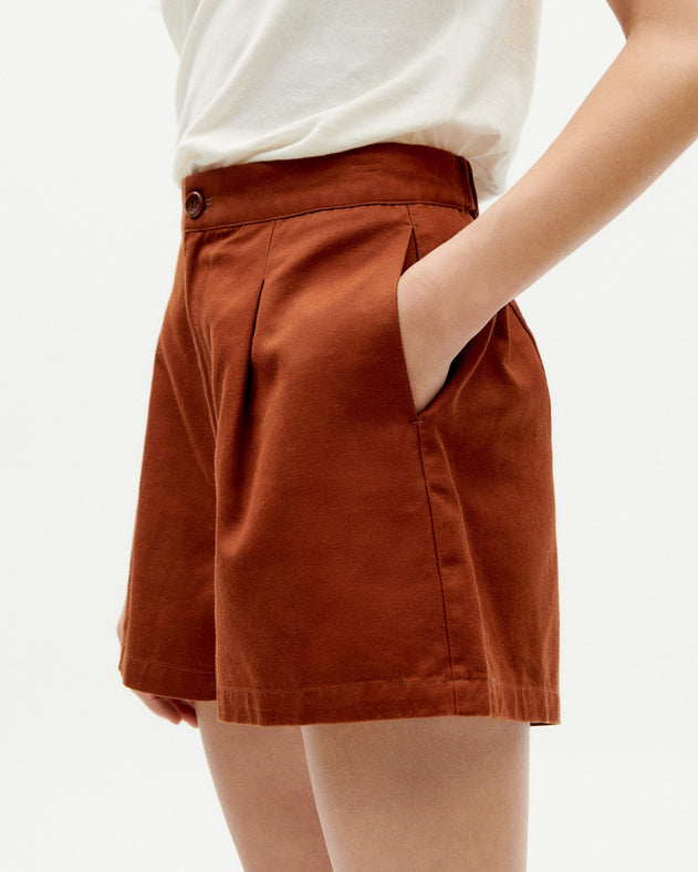 Narciso Hemp Shorts Brown