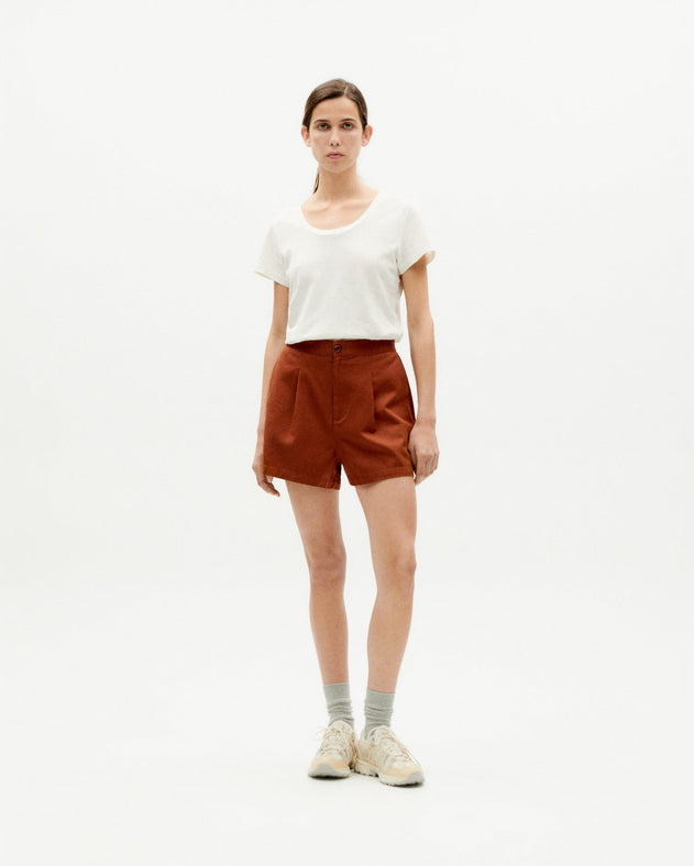 Narciso Hemp Shorts Brown