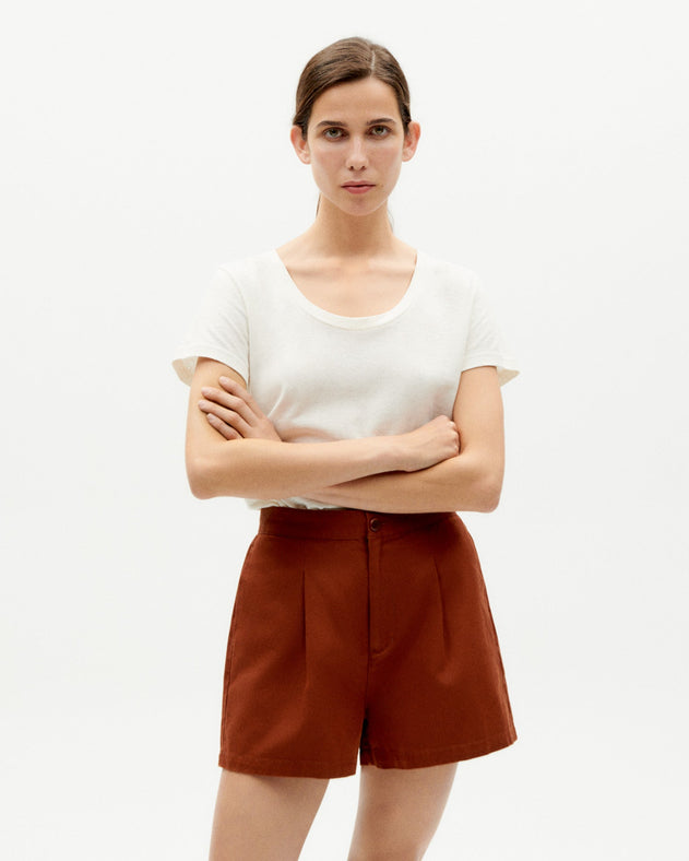 Narciso Hemp Shorts Brown